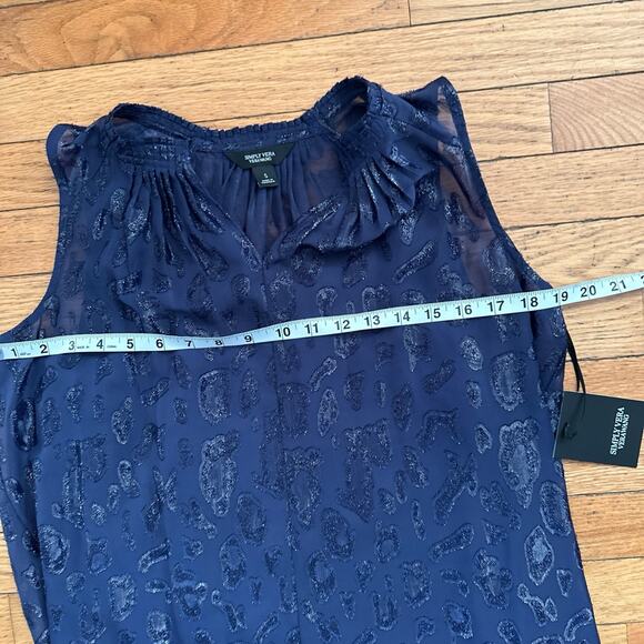 NEW Womens Size S Simply Vera Wang Navy Tank Top - Picture 4 of 5